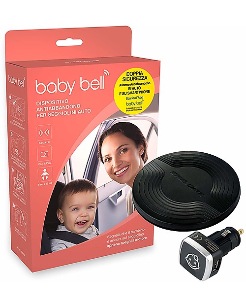 Italbell - Baby Bell Baby Bell, Anti-Abandonment Device for Car Seat Car Seat Safety Alarm