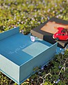 Italian Creative Book Memory Box and Photo Album, Light Blue with Horse - 19x19 cm Baby's First Albums