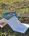 Italian Creative Book Memory Box and Photo Album, Light Blue with Horse - 19x19 cm Baby's First Albums