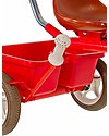 Italtrike Classic Line Passenger, Tricycle with Trainer Handle + Hand Brake, Red Bycicles