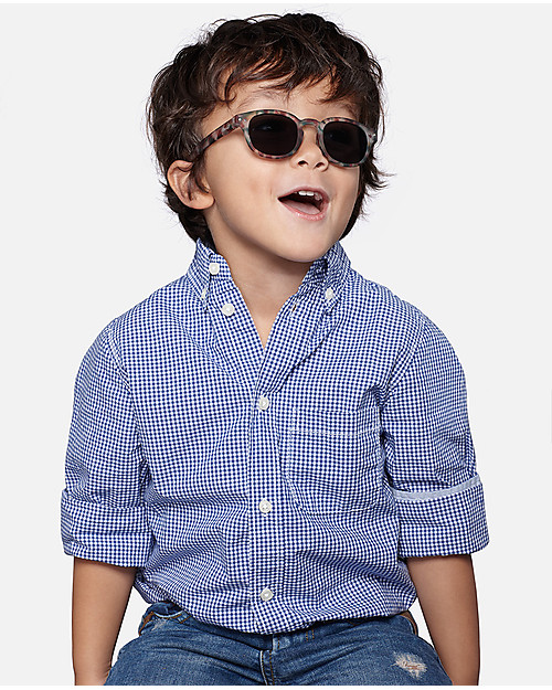 Izipizi Sun Junior #C, Blue Tortoise - One size 4 to 10 years! Sunglasses