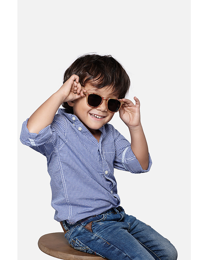 IZIPIZI Sun Junior #C Blue Tortoise Tortoise Sunglasses