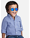 Izipizi Sun Junior #C, Tortoise with Blue Mirror Lenses - One size 4 to 10 years! Sunglasses