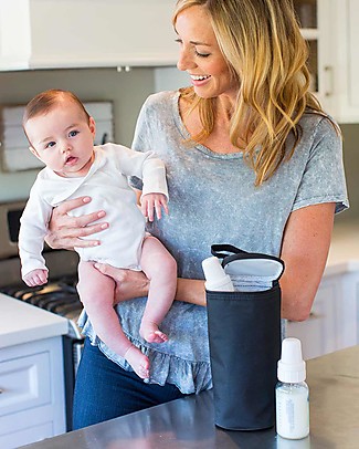 J L Childress Bottle Cooler - Black - Suitable for All Bottle Lunch Boxes