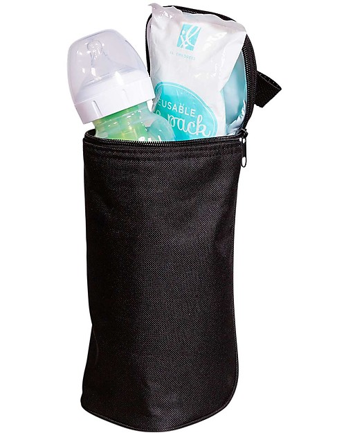 J L Childress Bottle Cooler - Black - Suitable for All Bottle Thermal Containers