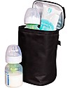 J L Childress Double Bottle Cooler - Black - Waterproof Thermal Containers