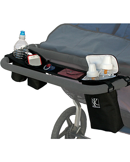 J L Childress Double Cool Double Stroller Organizer - Black Organize and Bags