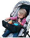 J L Childress Food 'N Fun Front Stroller Tray - Black Organize and Bags