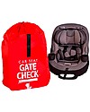 J L Childress Gate Check Car Seat Travel Bag - Red Car Seat Accessories
