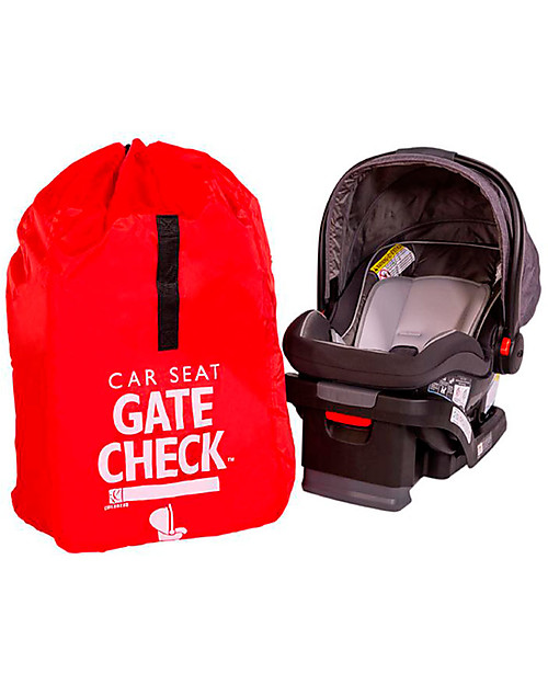J L Childress Gate Check Car Seat Travel Bag - Red Car Seat Accessories
