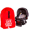 J L Childress Gate Check Car Seat Travel Bag - Red Car Seat Accessories