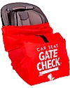 J L Childress Gate Check Car Seat Travel Bag - Red Car Seat Accessories