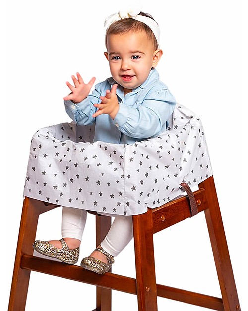 J L Childress Healthy Habits Disposable High Chair Covers - Pack of 12 Accessories for High Chairs