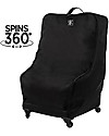 J L Childress Spinner Wheelie Deluxe Car Seat Travel Bag With 4 Weels - Black Car Seat Accessories