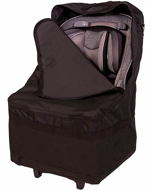 J L Childress Wheelie Car Seat Travel Bag With Weels - Black Car Seat Accessories