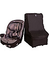 J L Childress Wheelie Car Seat Travel Bag With Weels - Black Car Seat Accessories