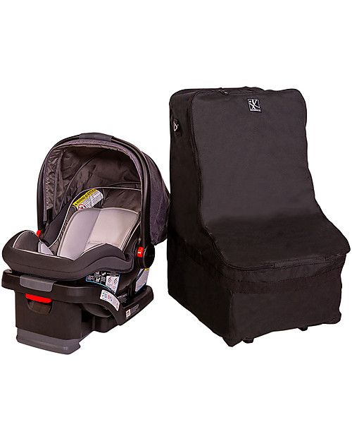 J L Childress Wheelie Car Seat Travel Bag With Weels - Black Car Seat Accessories
