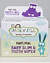 Jack 'n Jill Baby Gum and Tooth Wipes, 25 pc - Natural and Safe! Toothpaste