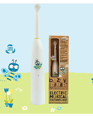Jack 'n Jill Buzzy Brush Electric Musical Toothbrush - Interactive and Fun! Toothpaste and Toothbrush