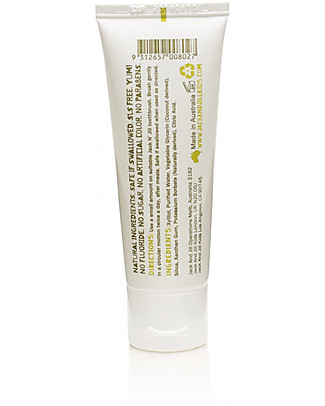 Jack 'n Jill Kids Calendula Toothpaste, Flavour Free - 50g Toothpaste and Toothbrush