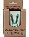 Jack 'n Jill Rinse or Storage Cup, Bunny Toothbrush