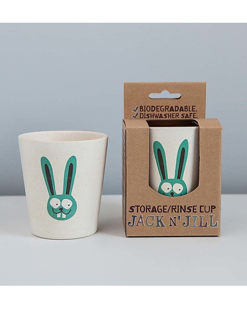 Jack 'n Jill Rinse or Storage Cup, Bunny Toothbrush