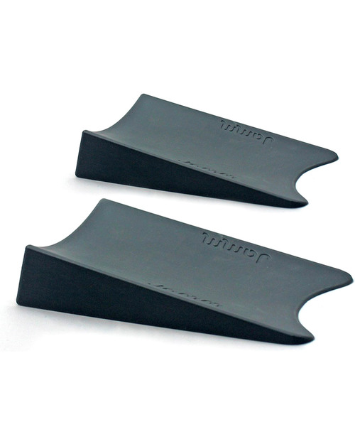 Jamm Jamm Doorstop - Dark Grey - World Leading Patented Safety Design - Twin Pack Baby Safety Accessories