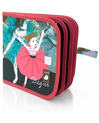 Jaq Jaq Bird Artist Series Chalk Colour It - Degas - Reusable Album + includes 4 Zero Dust Butterstix Draw And Color