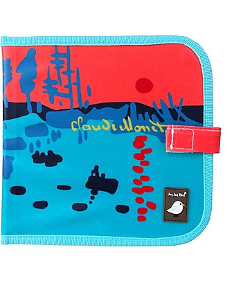 Jaq Jaq Bird Artist Series Chalk Colour It - Monet - Reusable Album + includes 4 Zero Dust Butterstix Draw And Color