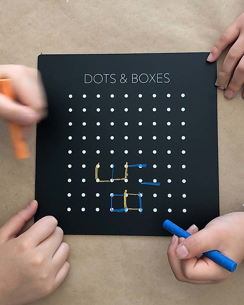 Jaq Jaq Bird Bored Boards Games with Zero Dust Chalks - 5 classic board games Drawing Boards