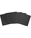 Jaq Jaq Bird Bored Boards - Letters, numbers, shapes and time - with Zero Dust Chalks, Educational Drawing Boards