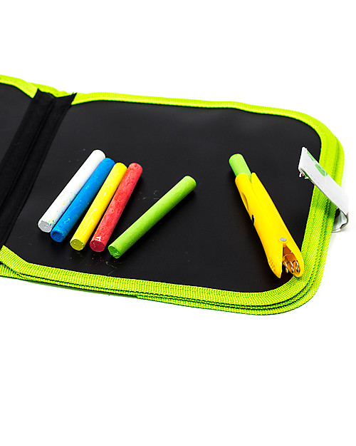 Jaq Jaq Bird Chalk-A-Doodle Book - Forest - Reusable Album + includes 4 Zero Dust Butterstix Draw And Color