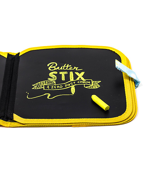 Jaq Jaq Bird Chalk-A-Doodle Book - Forest - Reusable Album + includes 4 Zero Dust Butterstix Draw And Color