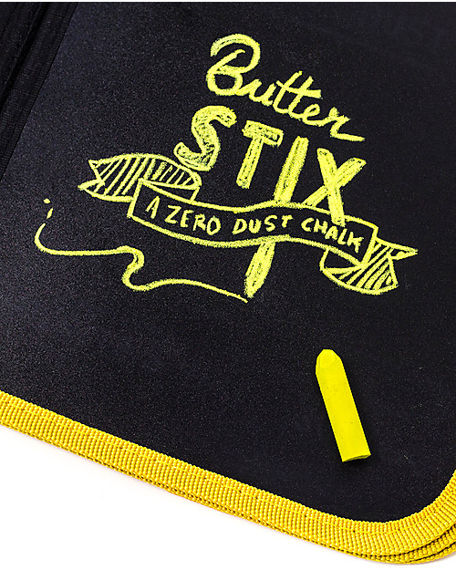 Jaq Jaq Bird Chalk-A-Doodle Book - Forest - Reusable Album + includes 4 Zero Dust Butterstix Draw And Color