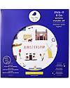 Jaq Jaq Bird Cities of Wonder stickers - Amsterdam - Includes a City Map! Stickers & Stamps Sets