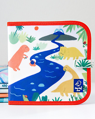 Jaq Jaq Bird Doodle It - Dinosaurs - Reusable Album + includes 4 Zero Dust Butterstix Draw And Color