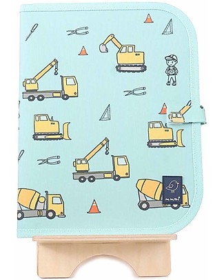 Jaq Jaq Bird Doodle Mat 2in1 "Draw and Eat", Construction - Includes 4 Butterstix Draw And Color