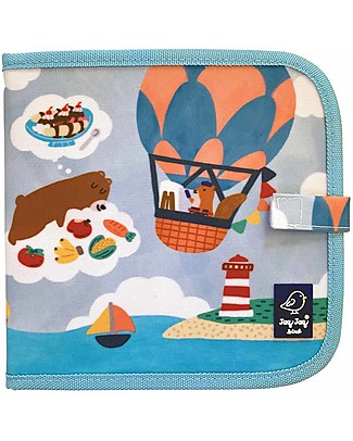Jaq Jaq Bird JJB & Friends erasable book - Hot Air Balloons Creative Toys