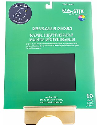 Jaq Jaq Bird Reusable Chalk Paper - 10 Sheets Draw And Color