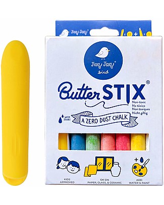 Jaq Jaq Bird Zero Dust ButterStix® Multi-Colored with holder Creative Toys