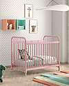 Jaxx Bronxx Babybed - Matt Pink - 60 x 120 cm - Metal - with Slats Included Cots and Cotbeds