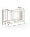 Jaxx Bronxx Babybed - Matt White - 60 x 120 cm - Metal - with Slats Included Cots and Cotbeds