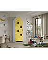 Jaxx Casami Bruges Wardrobe - Yellow - 1 Door - 57,6 x 37 x 171,5 - MDF Wardrobes