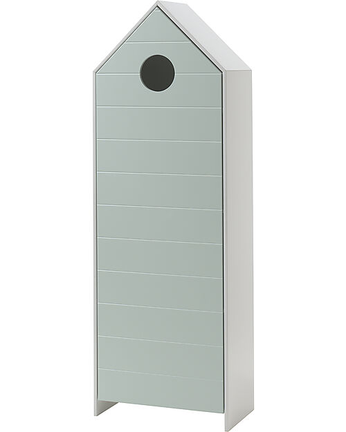 Jaxx Casami Wardrobe - Lacquered Mint Green - 1 Door - 57,6 x 37 x 171,5 - MDF Wardrobes