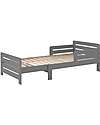 Jaxx Jumper Transformable Bed - Gray - 90 x 140/160/200 cm - Pine Wood - with Slats Included Convertible Beds