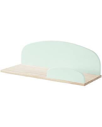Jaxx Kiddy Wall Shelfing - Green Mint - 65 cm - Solid Pine Wood and MDF Shelves