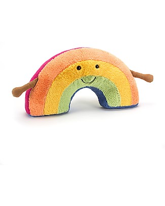 JellyCat Amuseable Rainbow - 32 cm Lenght - Soft and Colorful! Soft Toys