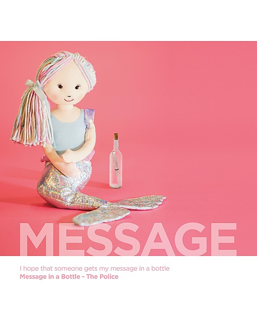 JellyCat Aqua-Lily Mermaid Soft Toy - 19 cm - Cute and sweet Dolls