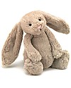 JellyCat Bashful Bunny Soft Toy, Beige (Small) - 18 cm - Cute and funny Soft Toys