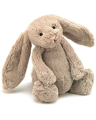 JellyCat Bashful Bunny Soft Toy, Beige (Small) - 18 cm - Cute and funny Soft Toys